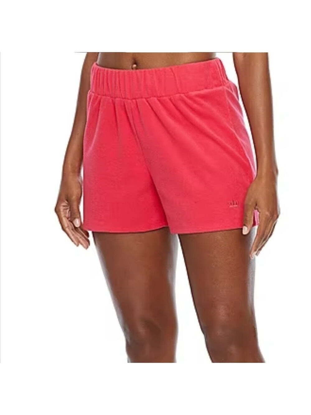 JUICY COUTURE PLUS HIGH RISE PULL ON SHORTS WATERMELON XL 2X